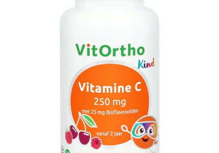Vitortho Vitamine C 250 mg met 25 mg bioflavonoiden (kind)