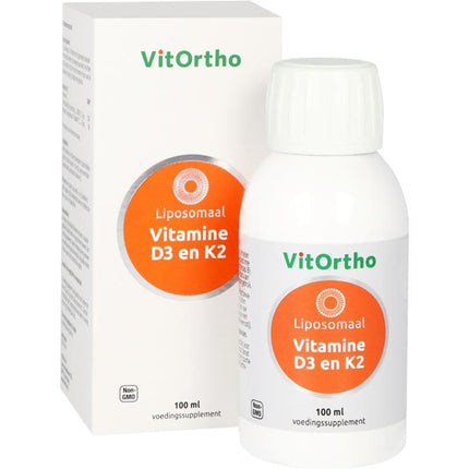 Vitortho Vitamine D3 en K2 liposomaal