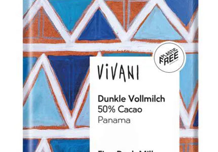 Vivani Chocolade melk donker 50% Panama