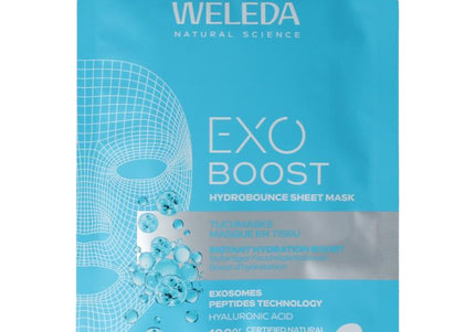 Weleda Exo boost hydrobounce sheet mask bio