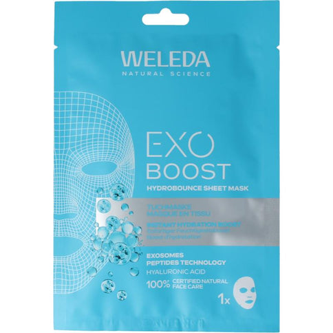 Weleda Exo boost hydrobounce sheet mask bio