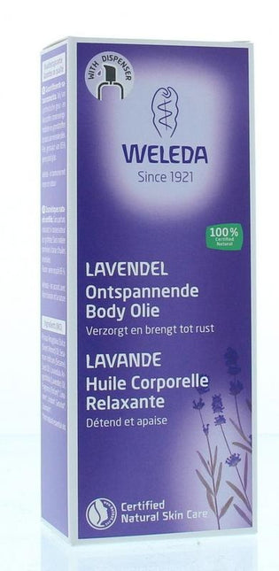 Weleda Lavendel ontspannende body olie