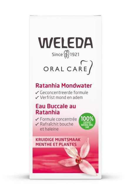 Weleda Oral care ratanhia mondwater