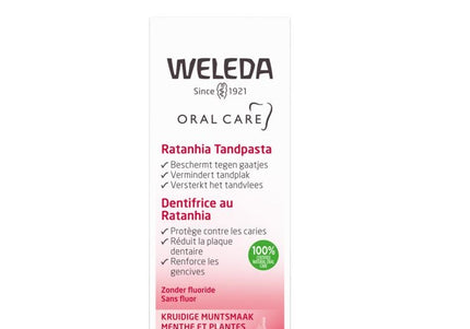 Weleda Oral care ratanhia tandpasta