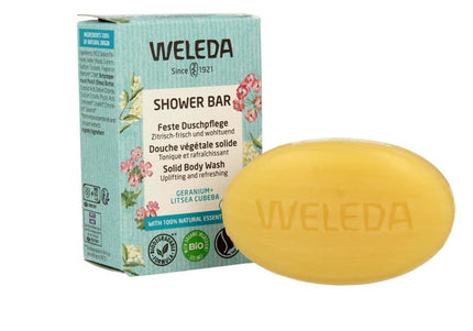 Weleda Shower bar geranium + litsea cubeba