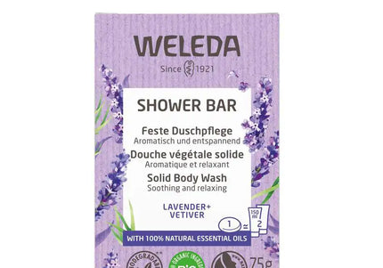 Weleda Shower bar lavender + vetiver
