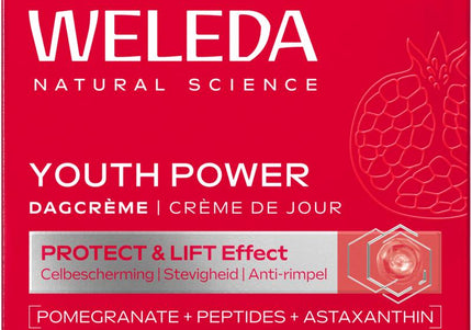 Weleda Youth power dagcreme granaatappel astaxanthine