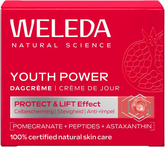 Weleda Youth power dagcreme granaatappel astaxanthine