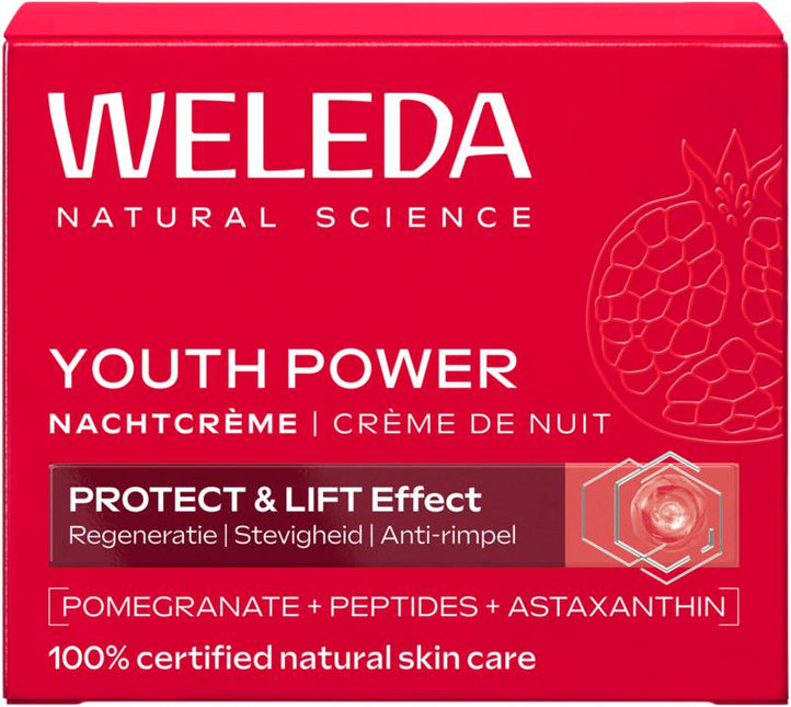 Weleda Youth power nachtcreme granaatappel astaxanthine