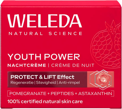 Weleda Youth power nachtcreme granaatappel astaxanthine