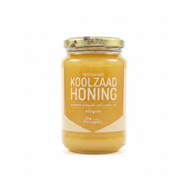 Werkbij Nederlandse koolzaadhoning