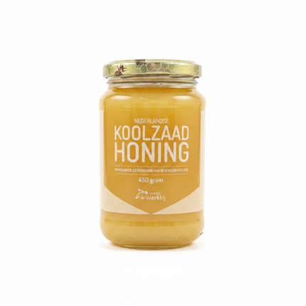 Werkbij Nederlandse koolzaadhoning