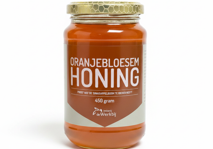 Werkbij Oranjebloesemhoning