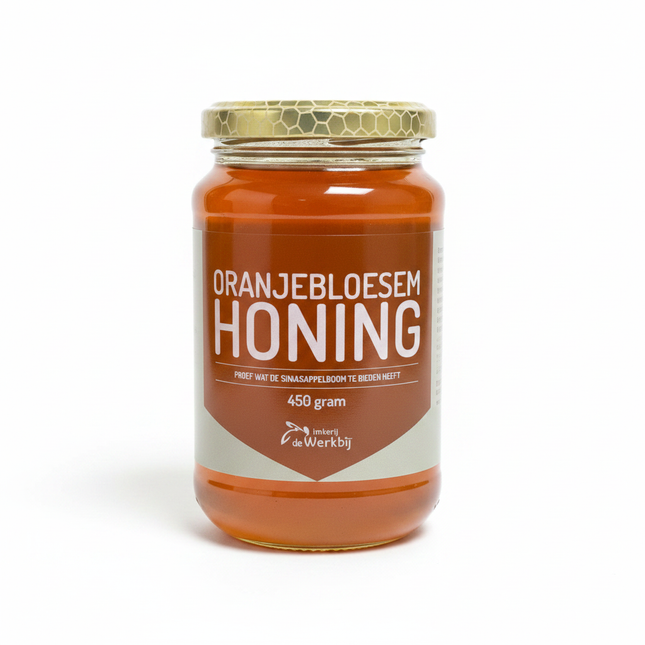 Werkbij Oranjebloesemhoning