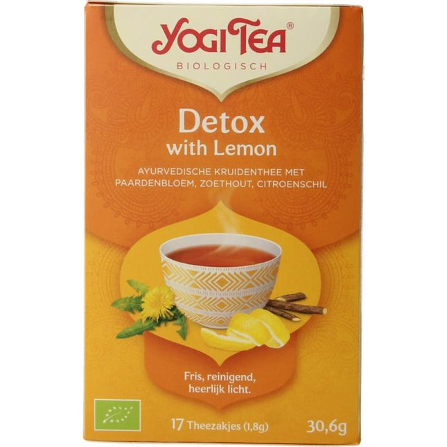 Yogi Tea Detox with lemon