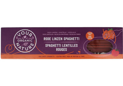 Your Organic Nature Rode linzen spaghetti